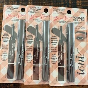 Ioni Brow Duo Pomade + Brush - Dark Brown